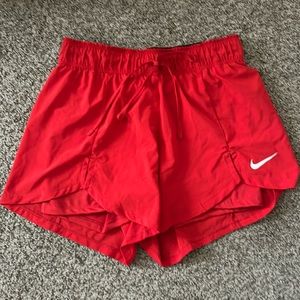 Nike Dri-Fit Red Shorts Size S